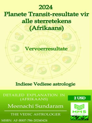 cover image of 2024 Planete Transit Resultate vir alle sterretekens (Afrikaans)